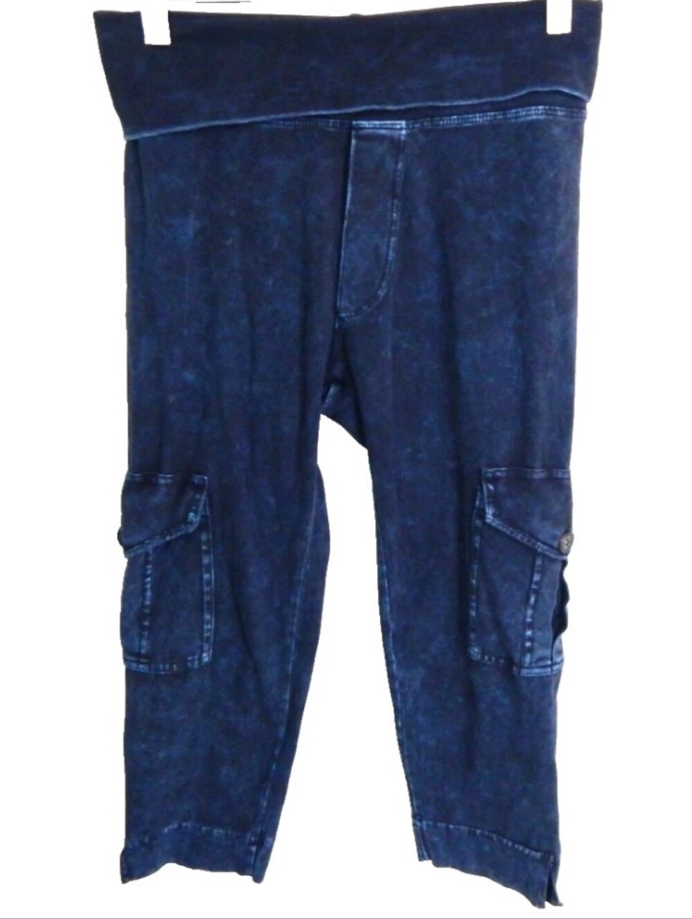 Hard Tail Forever Foldover Crop Cargo Leggings